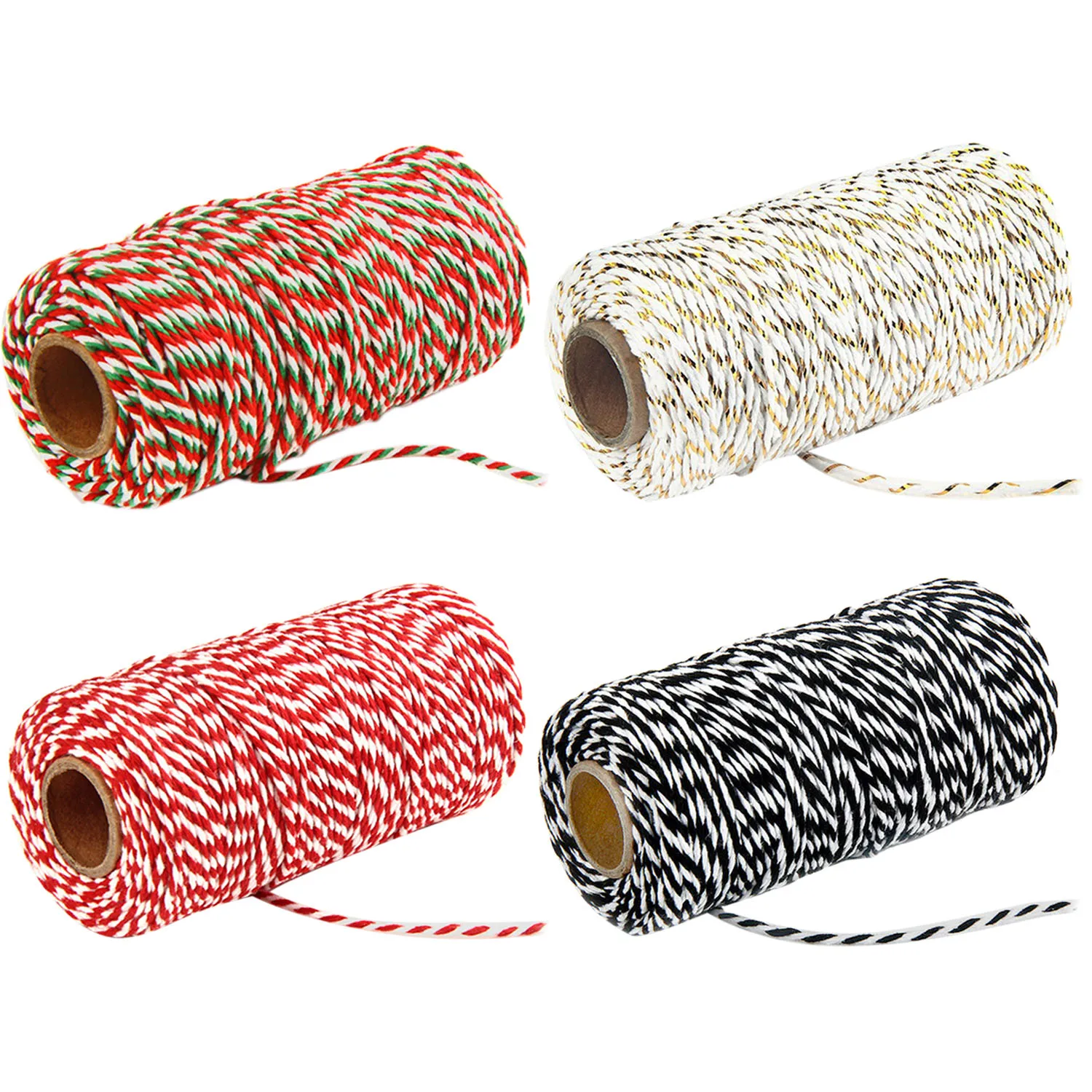 100 ярдов/рулон 2 мм хлопковых найлоновых шнуров шпагат Строка Шнур веревочки для