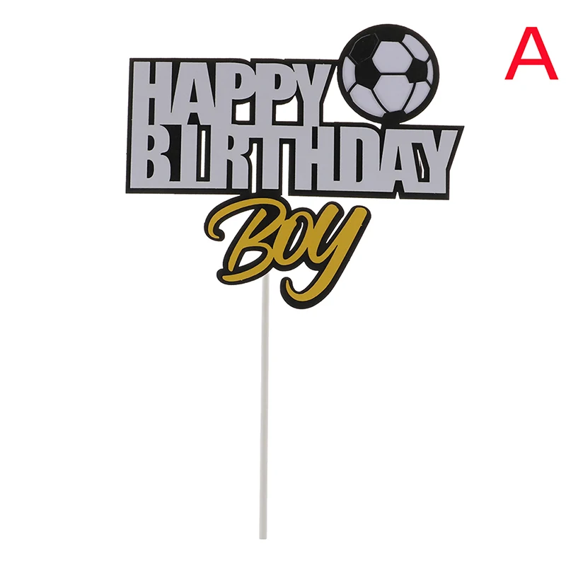 День рождения спортивные украшения для торта вечеринки Новый Футбол акриловый