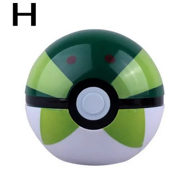 H 1 шт. Pokeball+ 1 шт. случайный рисунок внутри фигурки игрушки для детей крутая коллекция игрушек для детей подарок на день рождения - Цвет: H