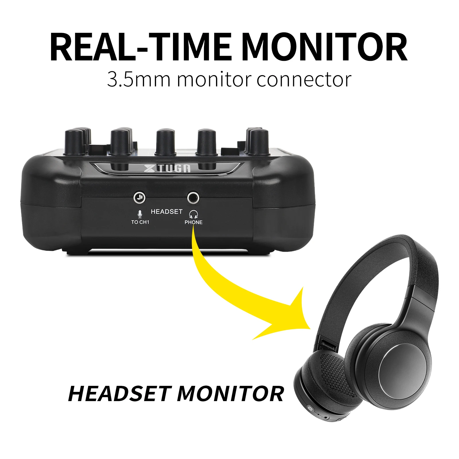 XTUGA микшер с аудиоинтерфейсом 4-канальная фотоконсоль 24 бит/192 кГц запись для