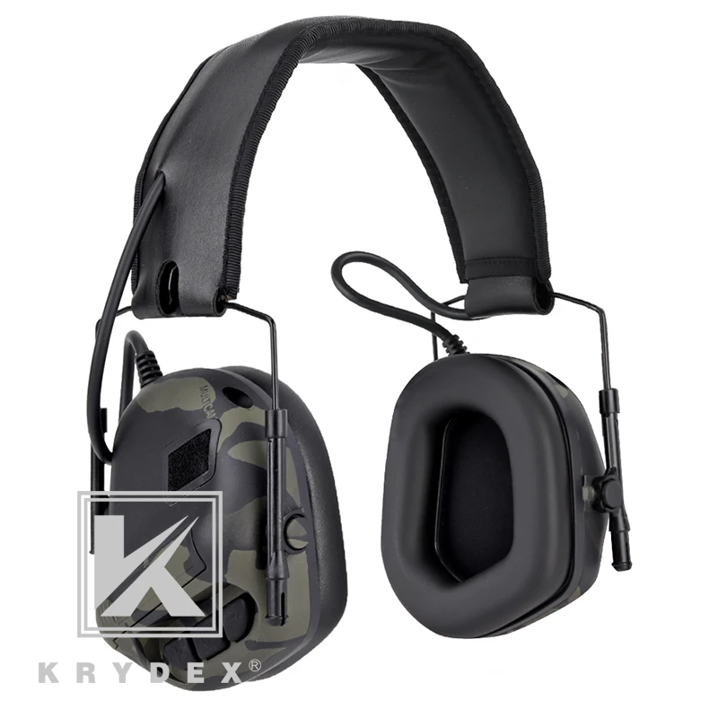 KRYDEX IPSC Тактический наушники для связи Peltor Comtac Шум Снижение гарнитура съемки