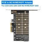 Адаптер PCIE-M.2, плата расширения SATA M.2 SSD PCIE адаптер NVMEM2 PCIE адаптер SSD M2 к SATA PCI-E карта M ключ + B ключи