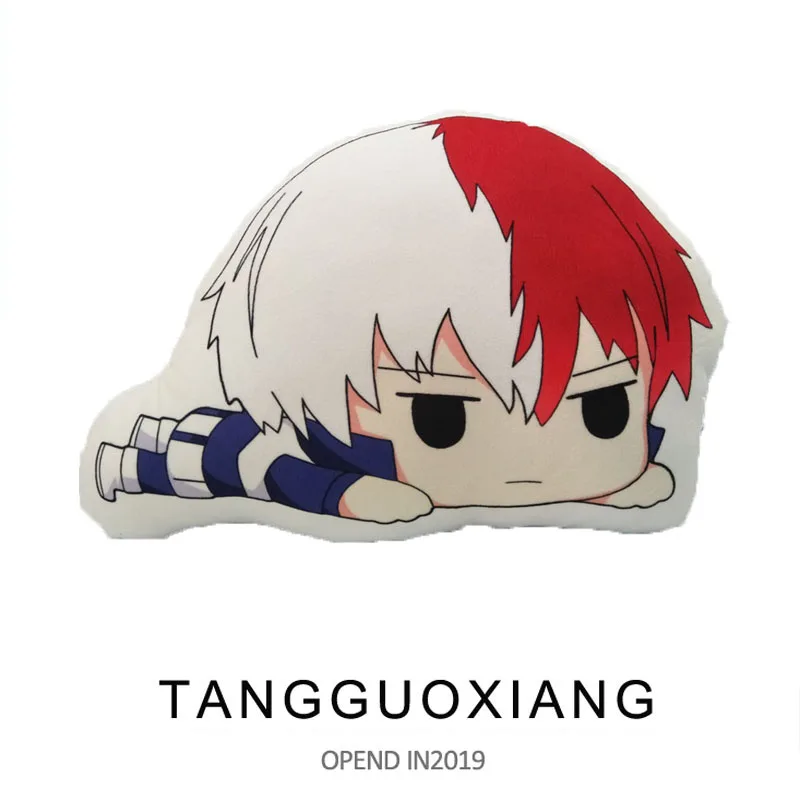 35cm My Hero Academia Pillow Soft Stuffed Plush Toys Cute Anime Bakugou Katsuki Todoroki Shoto Midoriya Izuku Bolster Boku Gifts | Игрушки и