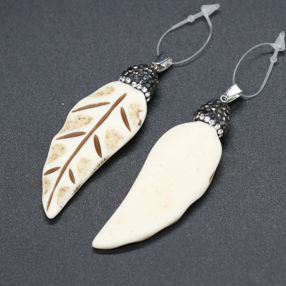 Кулон Ox Bone простой и Ретро стиль для самостоятельного изготовления ювелирных