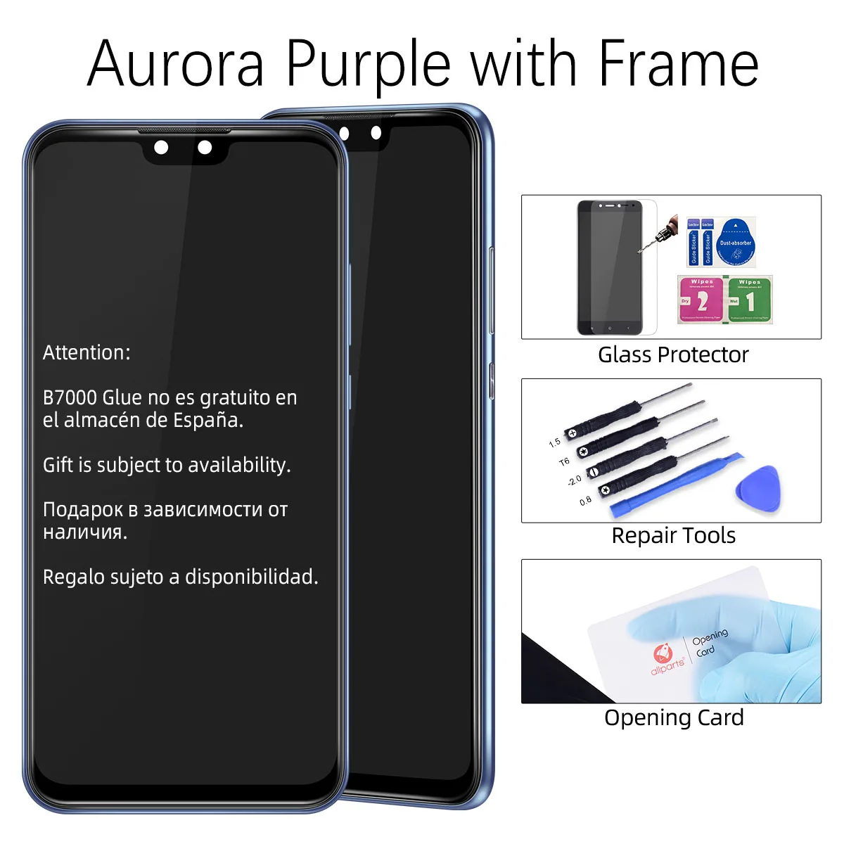 Purple with Frame 6," Дисплей для huawei Y9 ЖК-дисплей Дисплей Сенсорный экран дигитайзер для huawei наслаждаться 9 Plus ЖК-дисплей JKM-LX1 JKM-LX2 JKM-LX3 - Цвет: Purple with Frame