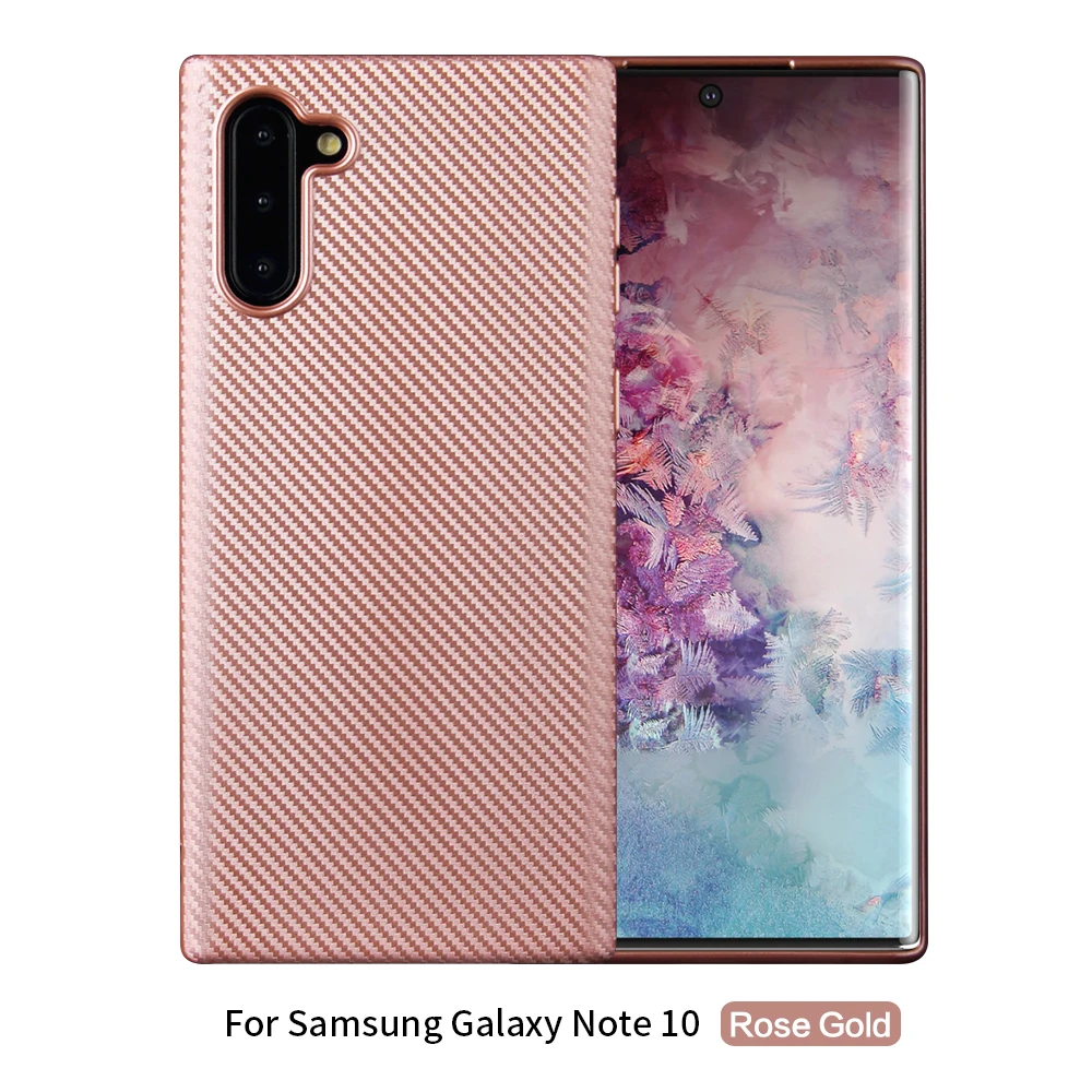Мягкий чехол из ТПУ с текстурой углеродного волокна для samsung Galaxy S10 PLUS S9 S8 S8PLUS S7 S7EDGE