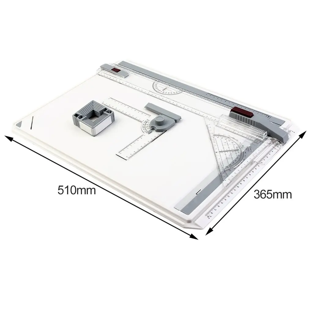 

Portable A3 Drawing Board Table with Parallel Motion Adjustable Angle Draftsman Art Painting Drawing Tools Palette