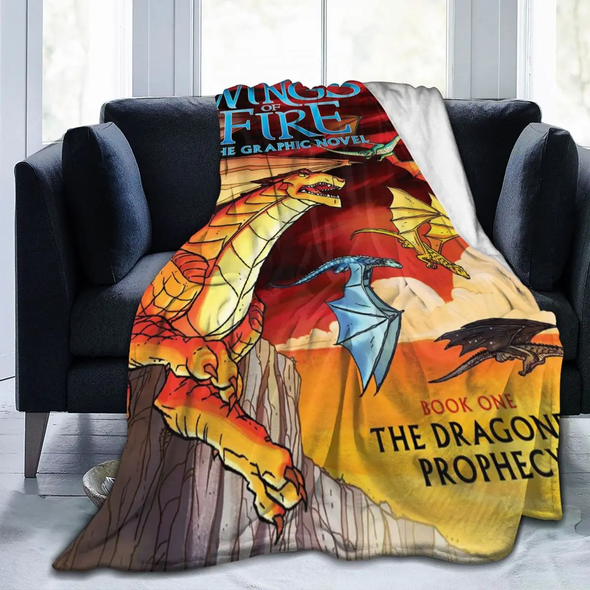 

Wings Of Fire Dragonet Prophecy Throw Blanket For Couch Super Soft Micro Fibre Throw Blankets Suprise Gifts