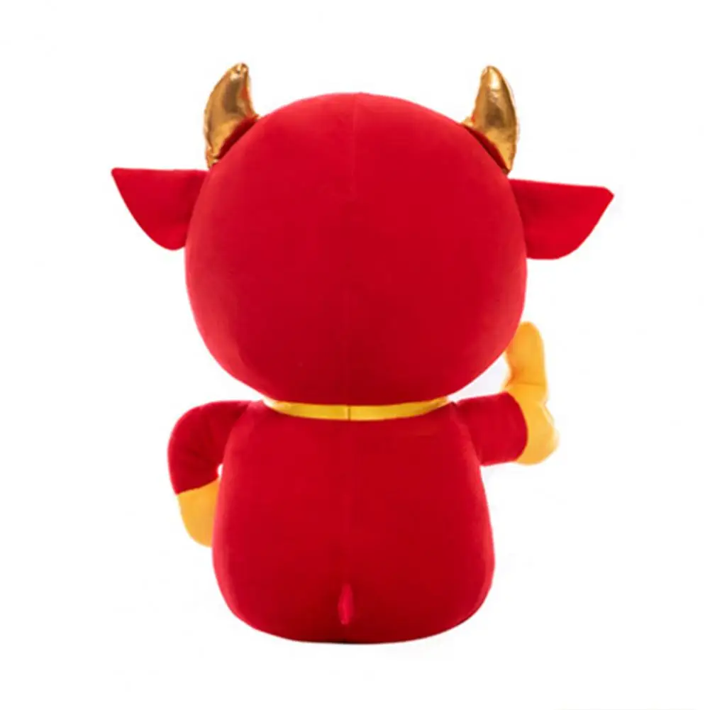 

2021 Cow Cattle Year Celebration Chinese Mascot Cow Plush Toy Home Decoration 2021