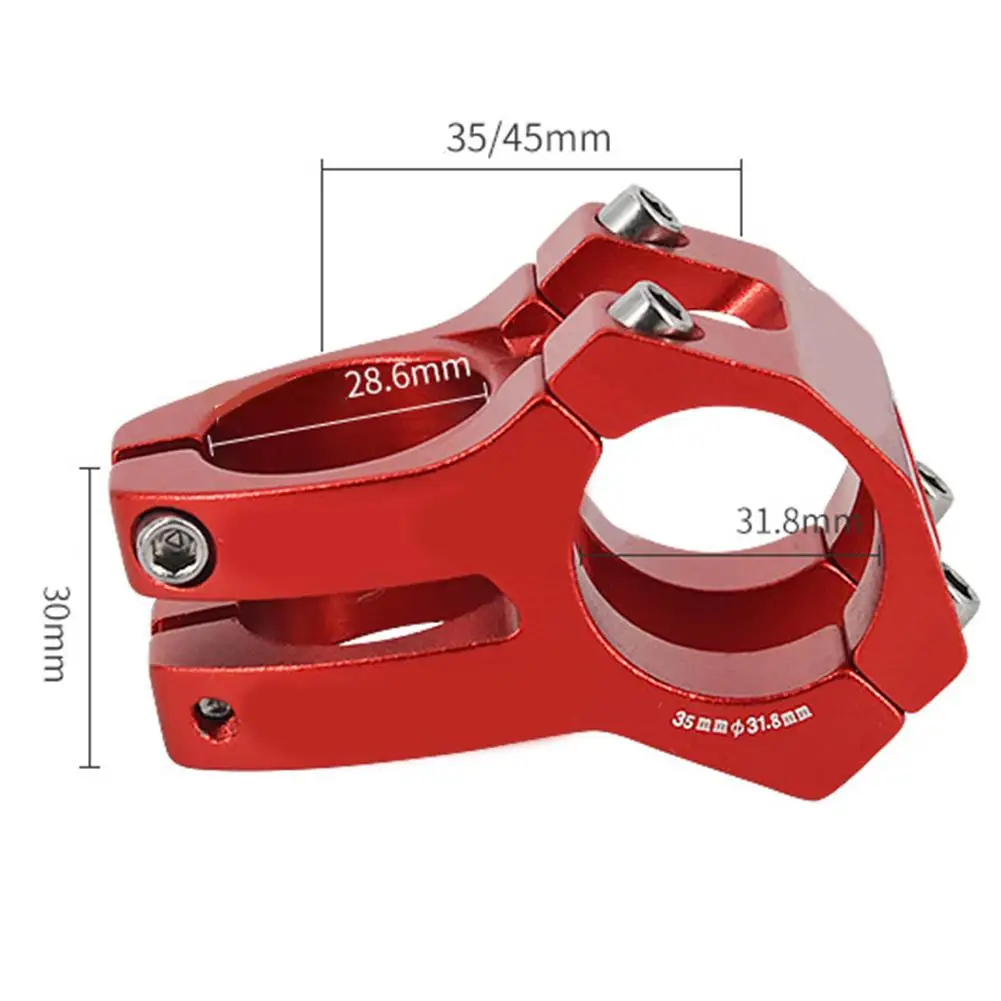 

1pics 31.8mm Bicycle Mountain Road Bike Stem Extension Short Riser Handlebar for Fixed Handlebar Cycling Bicycle Wheel Steering