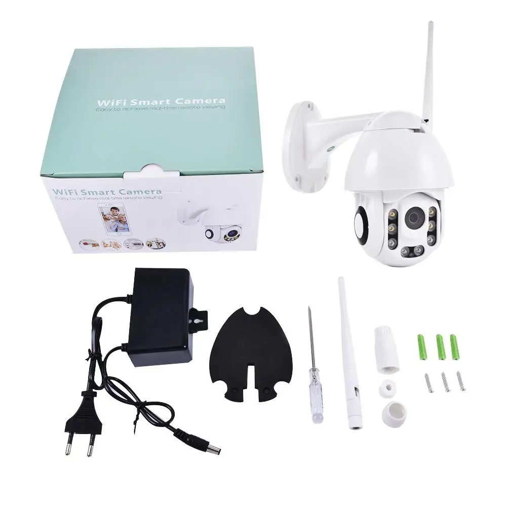 Новая ip-камера WiFi 2MP HD 1080P Беспроводная скоростная купольная ИК-камера видеонаблюдения 5 x ZOOM наружная камера видеонаблюдения IP Camara внешняя