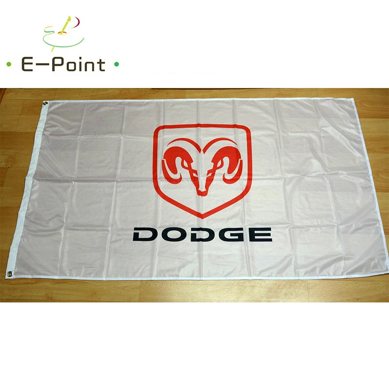 

Flag Dodge White 2ft*3ft (60*90cm) 3ft*5ft (90*150cm) Size Christmas Decorations for Home Flag Banner Gifts