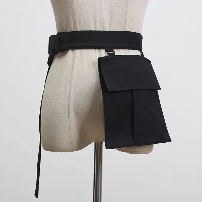 

SeeBeautiful Nylon Cloth Belts Female Plastic Buckle Removable Small Bags All Match Spring 2022 New Fashion Tide L207