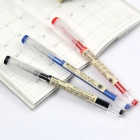 3 pcslot japanese gel pen 0 35mm black blue red ink pens maker pen school office student exam writing stationery supply