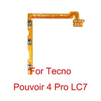 power and volume side buttons flex cable for tecno pouvoir 4 pro lc7 volume power on off switch flex cable repair parts