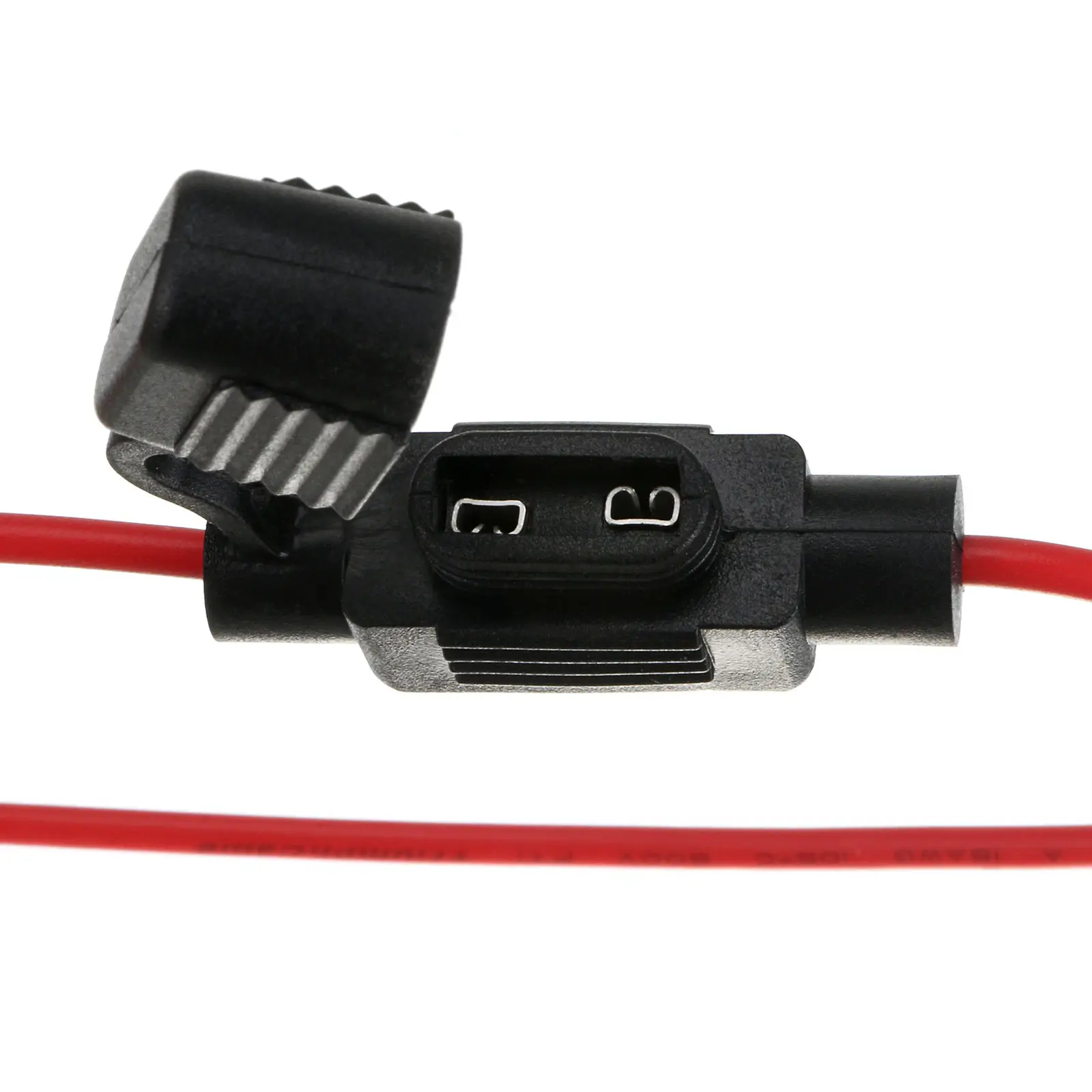 

10pcs/set Standard Blade Fuse Holder Splash Proof 40A 12 AWG Cable In Line