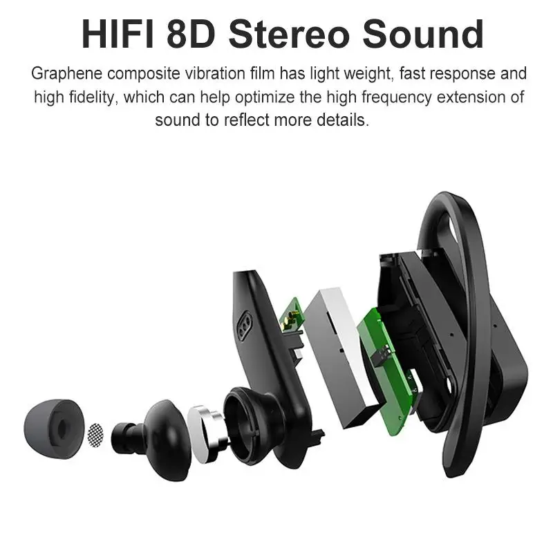Yiwa T11 TWS Bluetooth 5 0 наушники стерео беспроводные мини спортивные водонепроницаемые с
