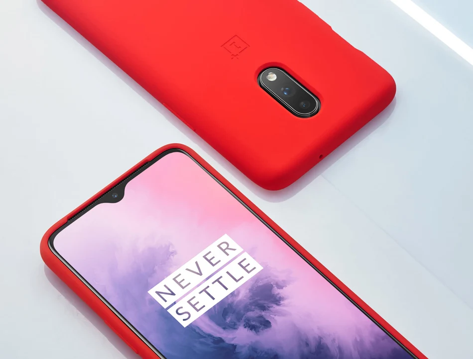 От Oneplus 7T Pro Чехол Oneplus официальный защитный чехол нейлоновый бампер песчаник чехол one plus 7T Pro 7T 7 Pro 6T