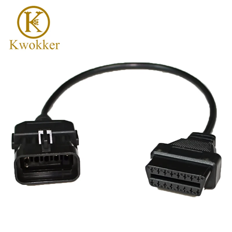 Кабель OBD для Vauxhall/Opel 10 Pin 16 2 Автомобильный разъем удлинитель диагностический