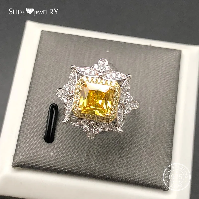 Женское Обручальное Кольцо Shipei роскошное обручальное кольцо из стерлингового