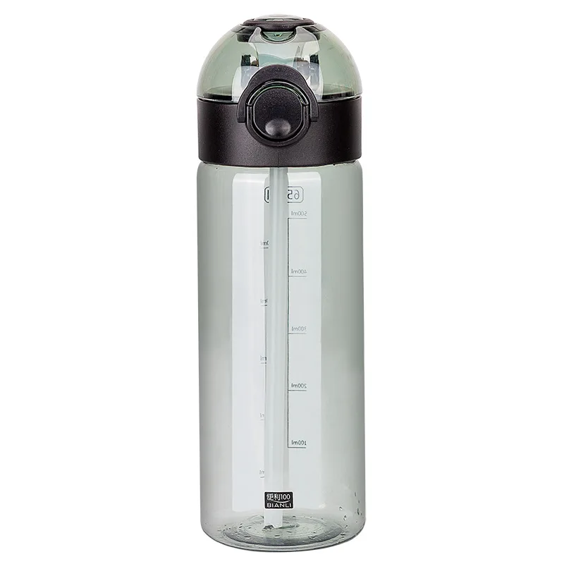 

Botella Plastico Agua Drinkware Waterbottle with Straw Botella Gimnasio Sports Water Bottle Simple Drop-proof Plastic Fashion