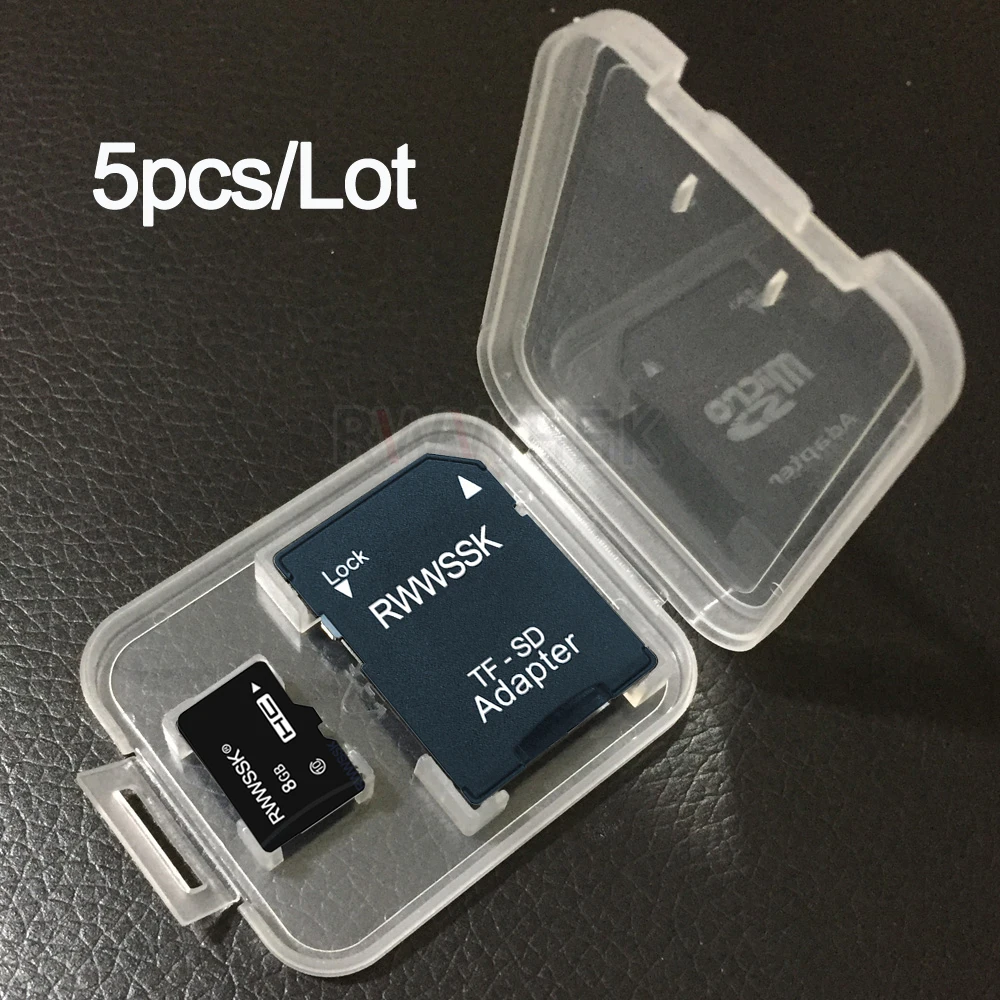Micro адаптер SD/SDHC Tf карта памяти 5 шт./лот 128 МБ 256 Мб C4 512 1 Гб 2 C6 4 ГБ 8 C10 16 32 64 U3 для