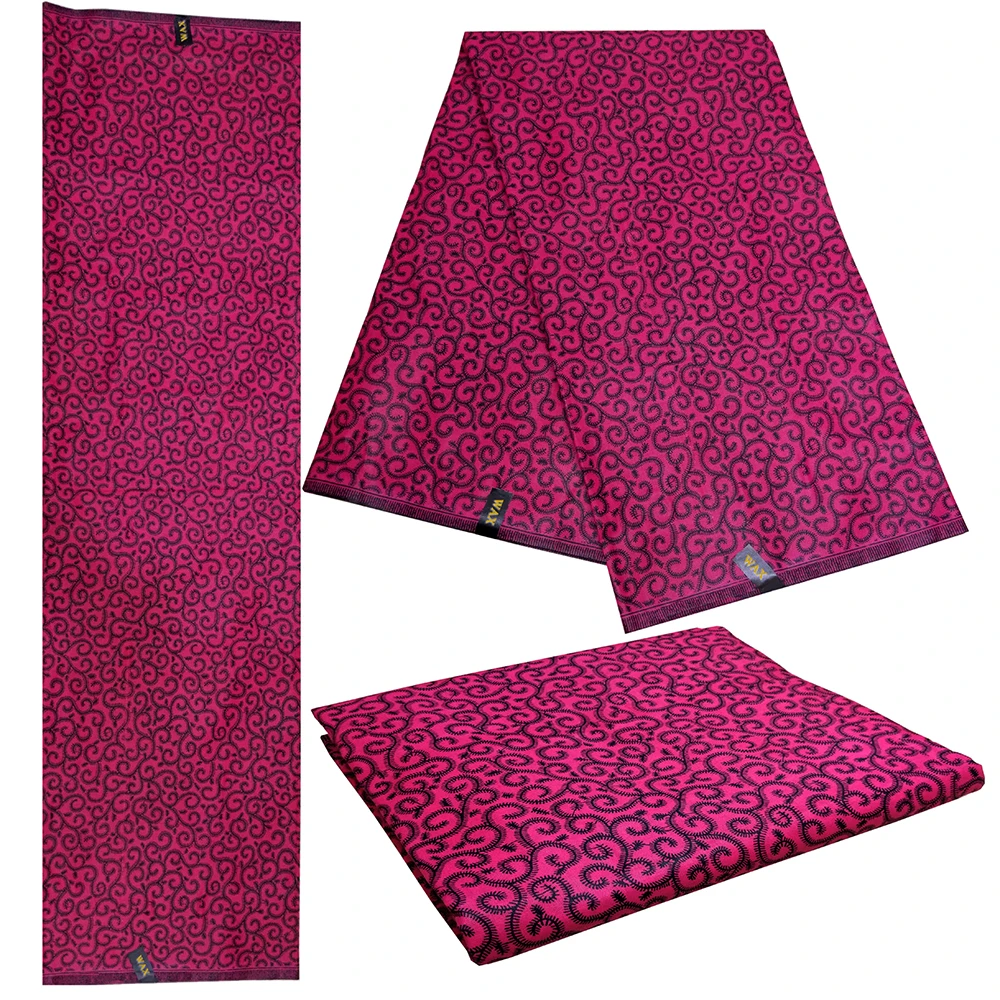 2019 настоящий голландский воск гарантированный 6 ярдов/партия розовый красный