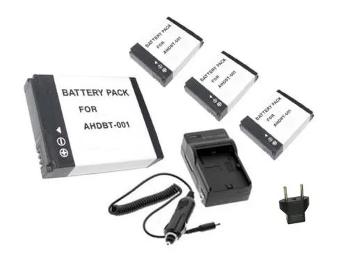 AHDBT-001 AHDBT001 AHDBT002 аккумулятор 1400 мАч + зарядное устройство для цифровых камер Gopro HD