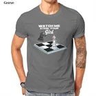 Оптовая продажа, забавная Шахматная футболка унисекс Watch Me Steal Your Girl, белая Готическая Женская футболка для пар, 98992
