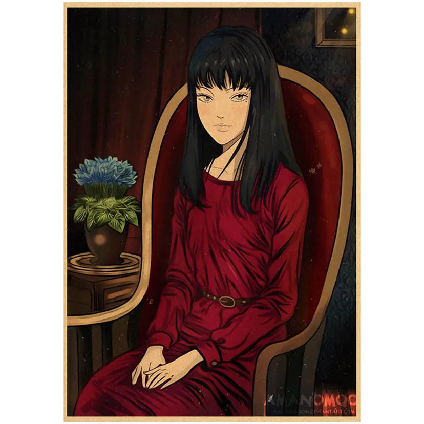 

Horror Anime Tomie 5D DIY Diamond Painting Full Square Diamond Embroidery Pictures Of Rhinestones Cross Stitch Home Decor DW039