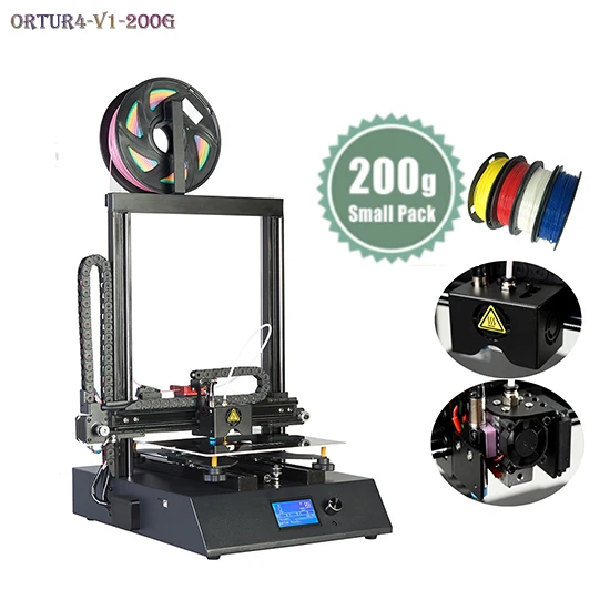 Ortur4-V1-200G Китайский поставщик Ortur-4 V1/V2 линейная направляющая 3d принтер машины дешевая Заводская цена высокое качество FDM бизнес 3d принтер наборы - Цвет: Ortur4-V1-200G