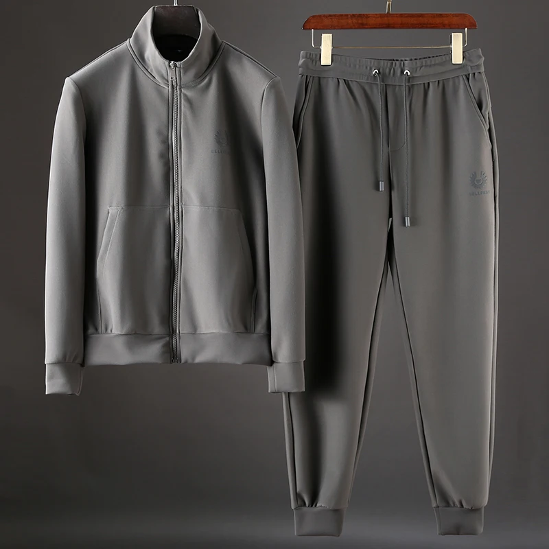JSBD бренд осень/зима 2019 мужской повседневный спортивный костюм с стоячим
