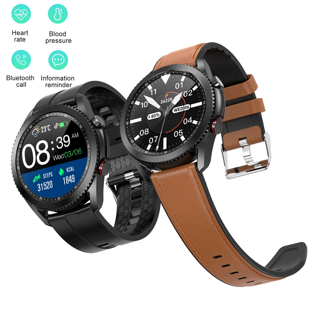 

Full Touch Screen Smart Watch Heart Rate Blood Pressure Monitor Sport Wristwatch Messages Reminder Smartwatch