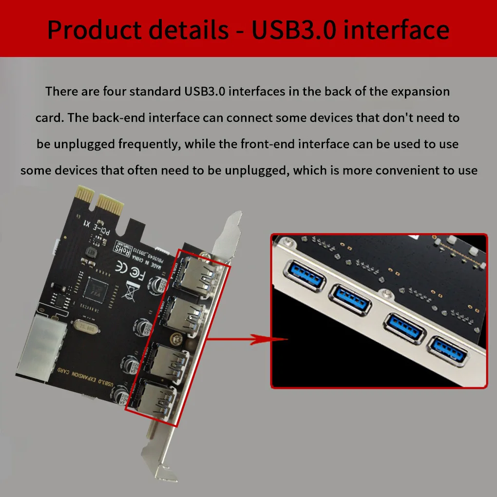 4 портовый usb 30 расширения pci e карт