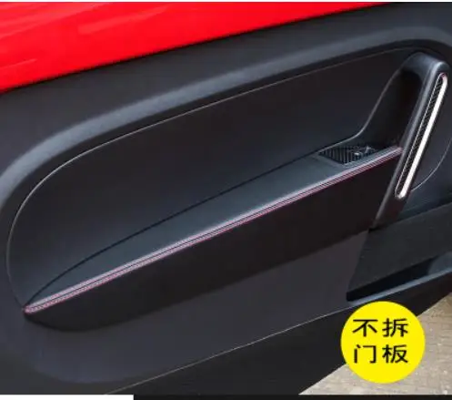 Защитный кожаный чехол для дверного подлокотника из микрофибры Volkswagen Beetle 2012-2019 с