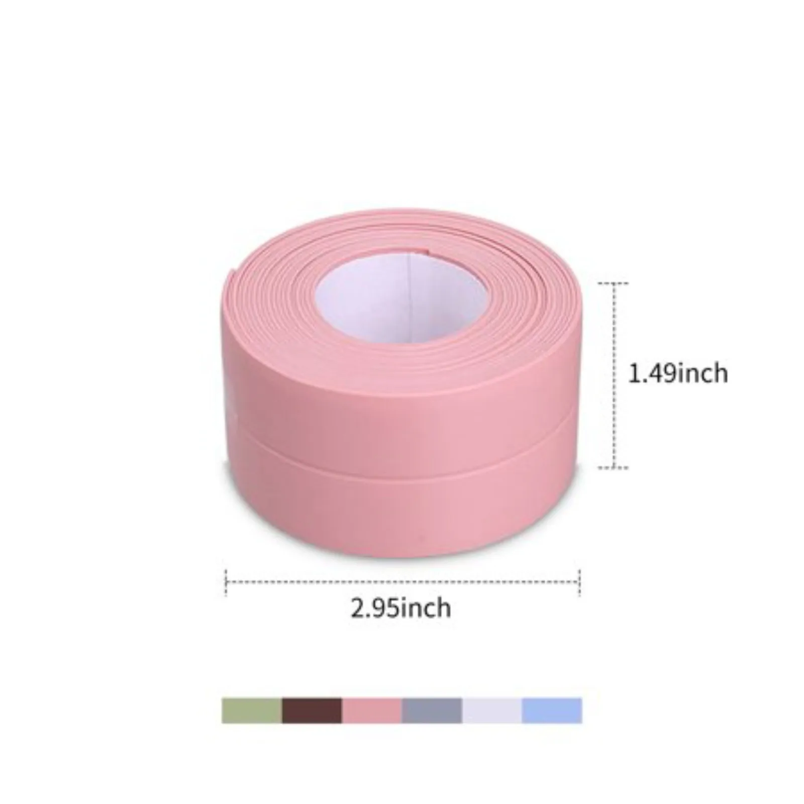 

3.2M Bathroom Kitchen Sealing Strip Stickers Shower Sink Bath Sealing Strip Tape White PVC Self Adhesive Waterproof Wall Sticker