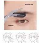Ножницы для бровей с расческой Триммер для бровей ножницы для волос для ресниц ножницы для стрижки инструмент для красоты косметические аксессуары для макияжа