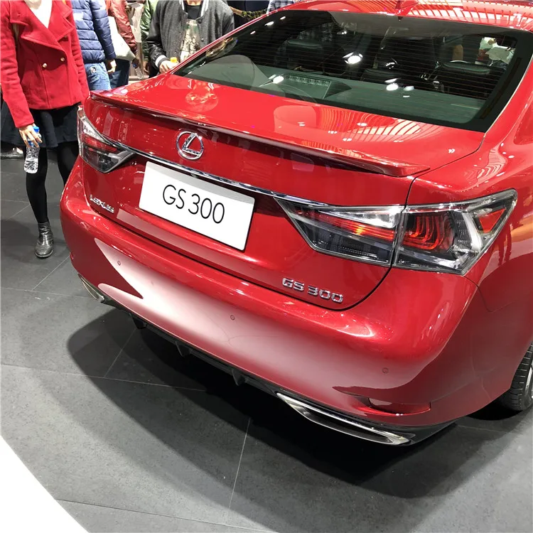 Спойлер для Lexus GS300 2015-2018 GS400 GS350 yck цветной задний спойлер из АБС-пластика