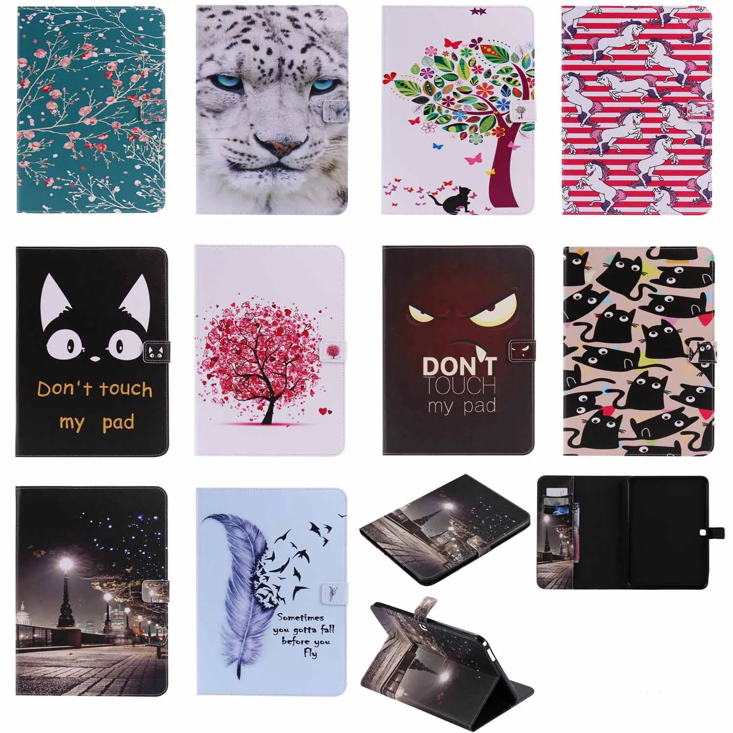 Новый милый чехол для планшета Don't Touch My Pad Pro 9 7 2016 Fundas Smart Sleep Wake Bag с подставкой A1673