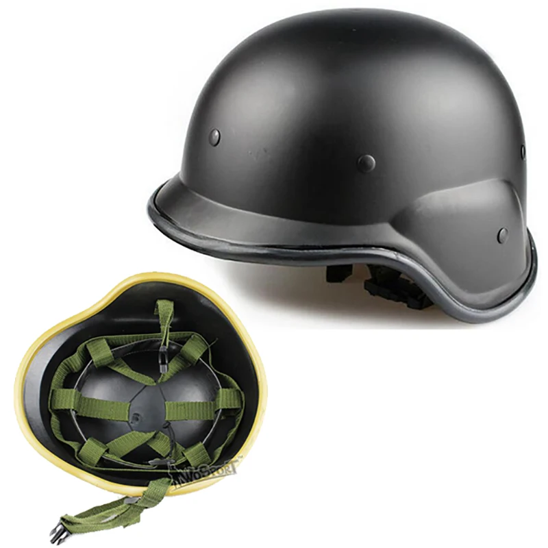 Modern Warrior Tactical M88 ABS Helmet with Adjustable Chin Strap PASGT Airsoft Painball Safety Helmet  Lightweight Hunting