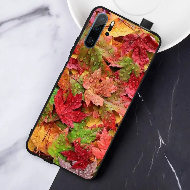 

Color leaf plant pattern shell Phone Case For Huawei honor Mate P 10 20 30 40 Pro 10i 9 10 20 8 x Lite