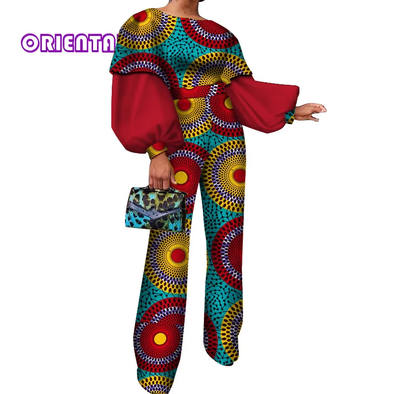 Модный комбинезон африканская одежда для женщин комбинезоны с Африканским