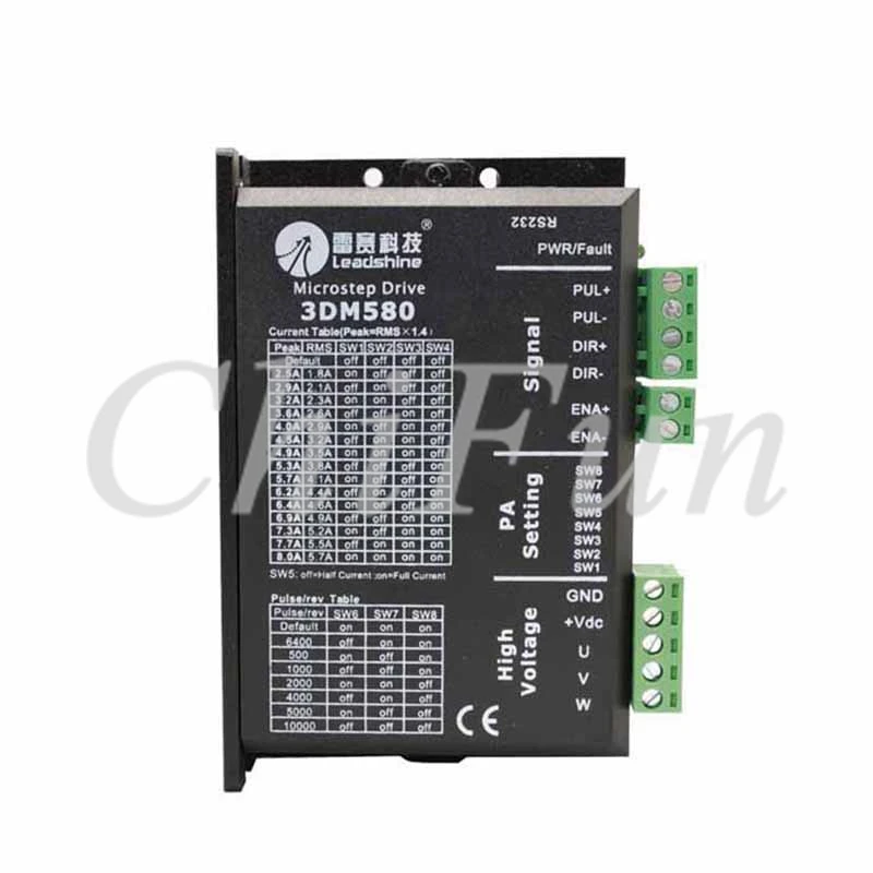 

Бесплатная доставка, оригинальный Leadshine 3-фазный 3DM580 шаговый Драйвер 18-50VDC 1,0-8,0a