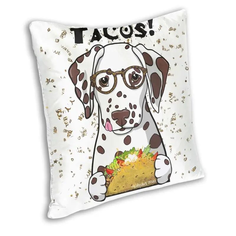Далматинская квадратная подушка Tacos чехол домашние декоративные подушки для