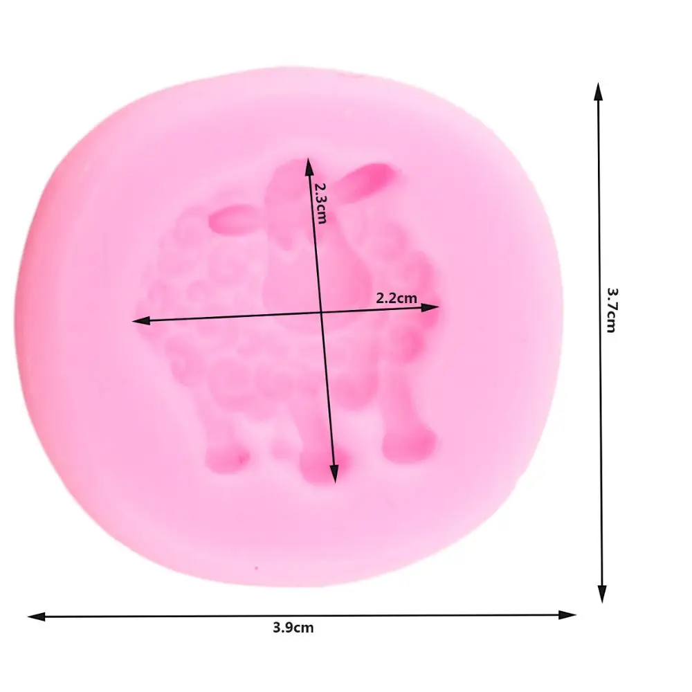 Овец силиконовые формы 3D Животные форма для шоколадного фондана детский наряд