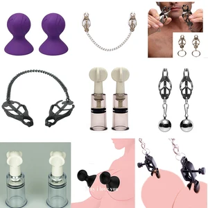 БДСМ присоски для сосков Зажимы присоски для эрекции груди увеличитель клитора Pincher бондаж, игрушки для взрослых
