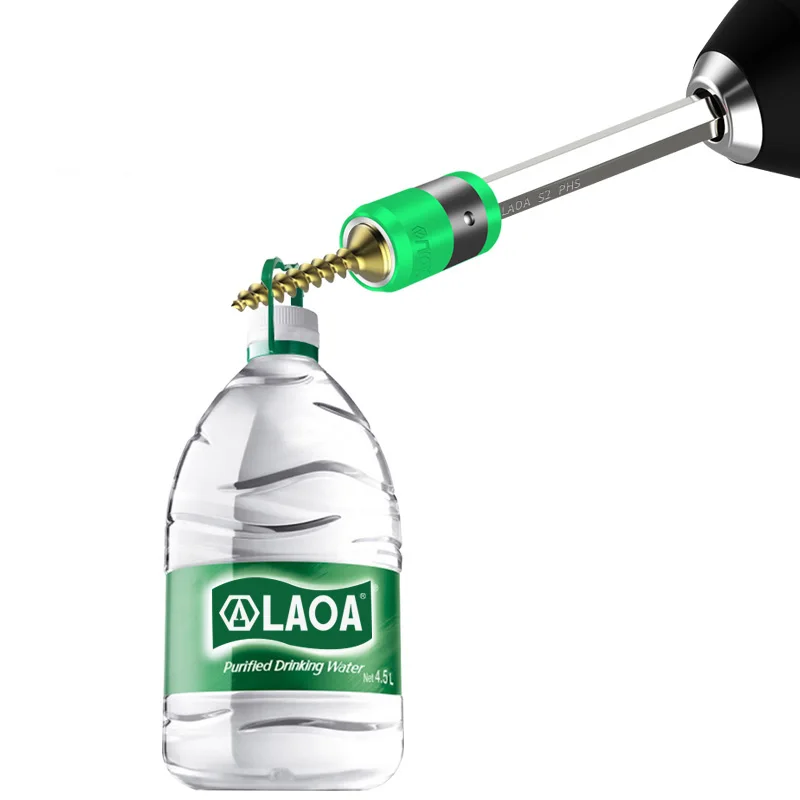 LAOA 5pcs Magnetic Ring Electric Screwdriver Bit Tool | Power Accessories