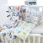 Муслиновые пеленки для младенцев из 100% хлопка, мягкие одеяла для новорожденных, марля для ванны, детская одежда для сна, накидка на коляску, игровой коврик