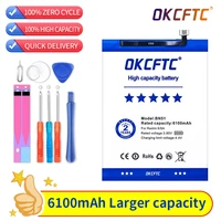 okcftc original replacement battery 6100mah bn51 for xiaomi redmi 8 redmi 8a redmi8 authentic phone battery tools