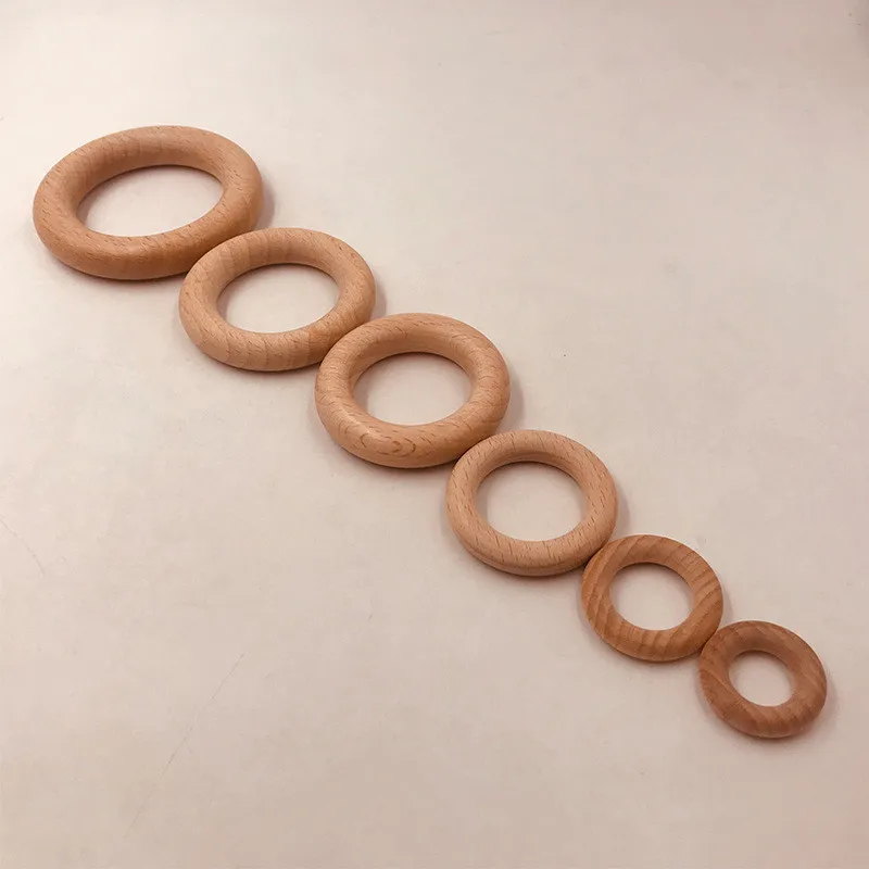 DIY 25mm70mm бука деревянные детские Прорезыватели для зубов Вуда Прорезыватель Соска цепи 3C безопасности сертификации Woode зубной прорезыватель для малышей подарок